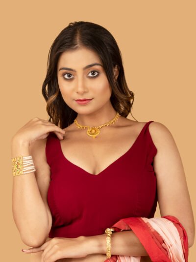 Merun Georgette Sleeveless Blouse