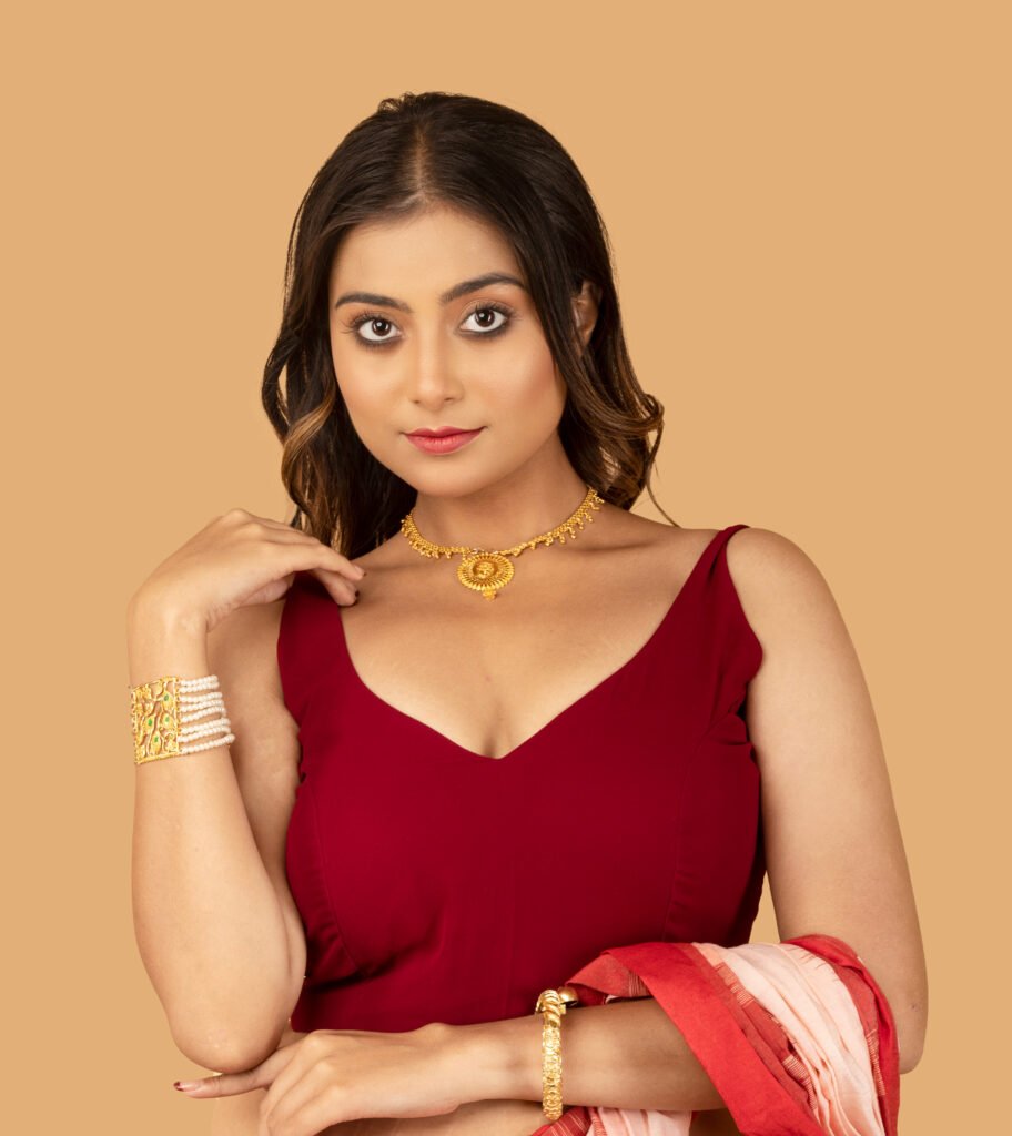 Merun Georgette Sleeveless Blouse